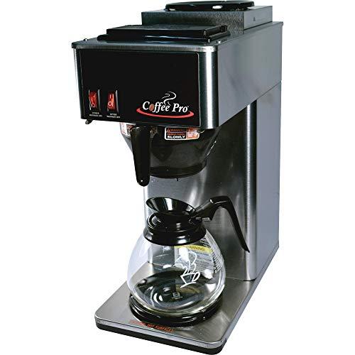 CoffeePro Coffee Pro CP2B 2-Burner Coffeemaker, 2 Decanters, 10"x12"x22",Stainless ST