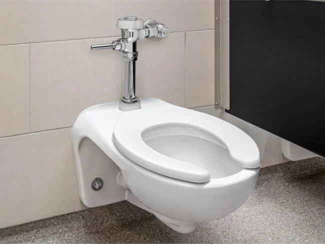 Sloan Sloan Regal 186 Exposed Manual Urinal Flushometer, 0.125 GPF Flush Valve - Single Flush, Non-Hold-Open Handle, Fixture Connection Top Spud, Polished Chrome Finish, 3982604