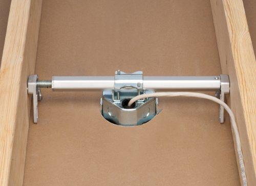 ARLINGTON Arlington FBRS4200R-1 Steel Fan and Fixture Mounting Box with Adjustable Bracket, For Existing Construction, 16-24-inches, Metallic, 1-Pack