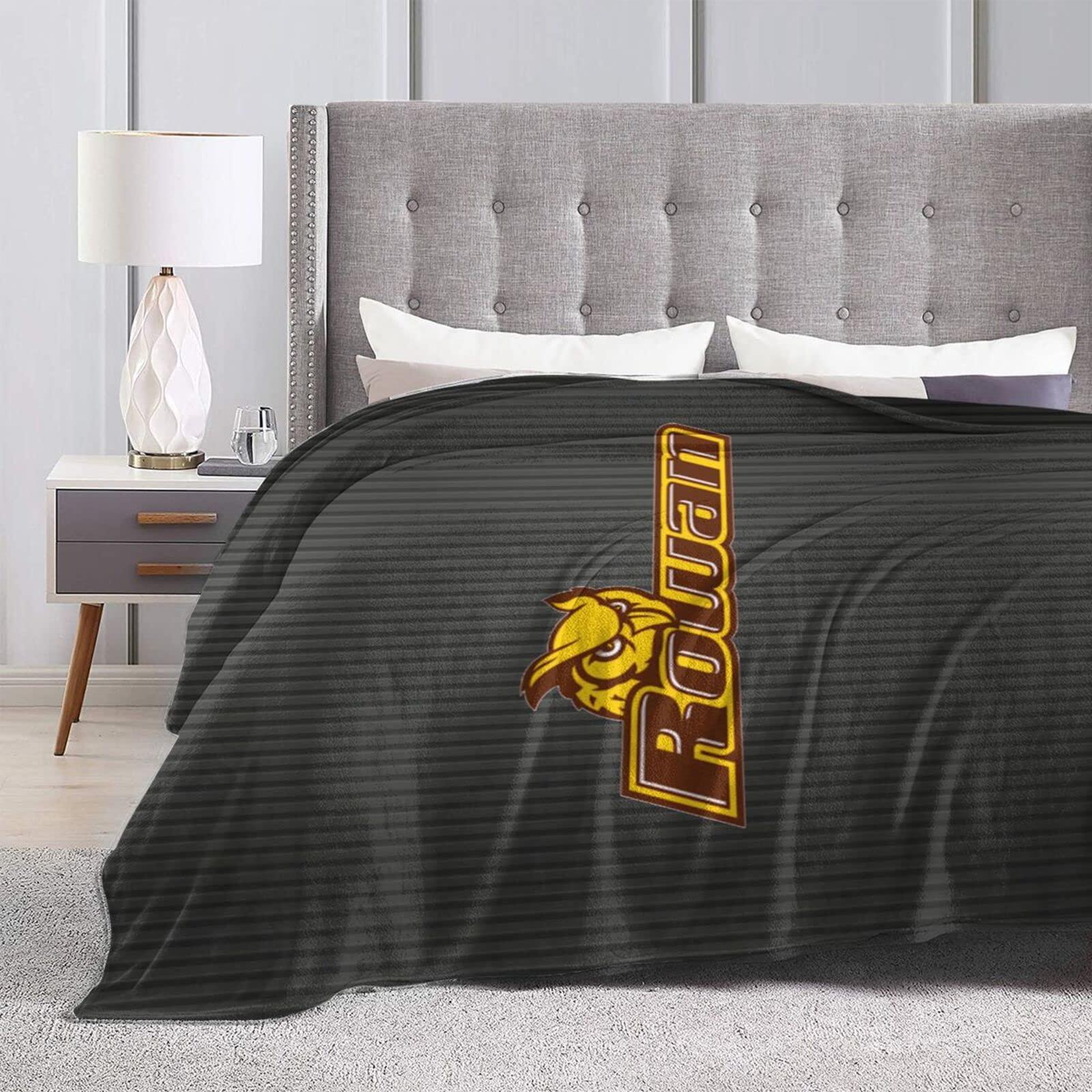cbxiovg cbxiovg Rowan University Fleece Blanket, Very Soft Microfiber Flannel Blanket for Couch Warm and Cozy for All Seasons