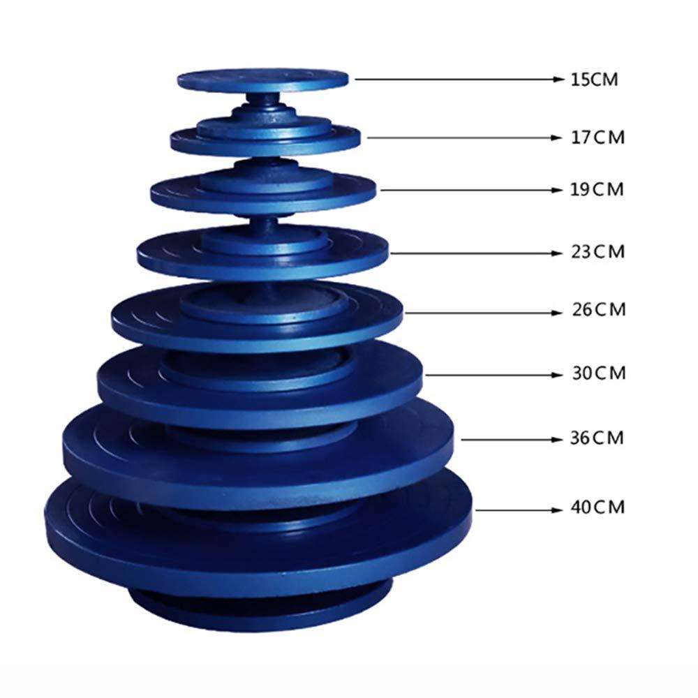 T-king T-king Metal Pottery Banding Wheel Manual Turntable -Turnplate Clay Sculpture Modelling Ceramics Heavy Duty Rotating Swivel Turntable (26CM)