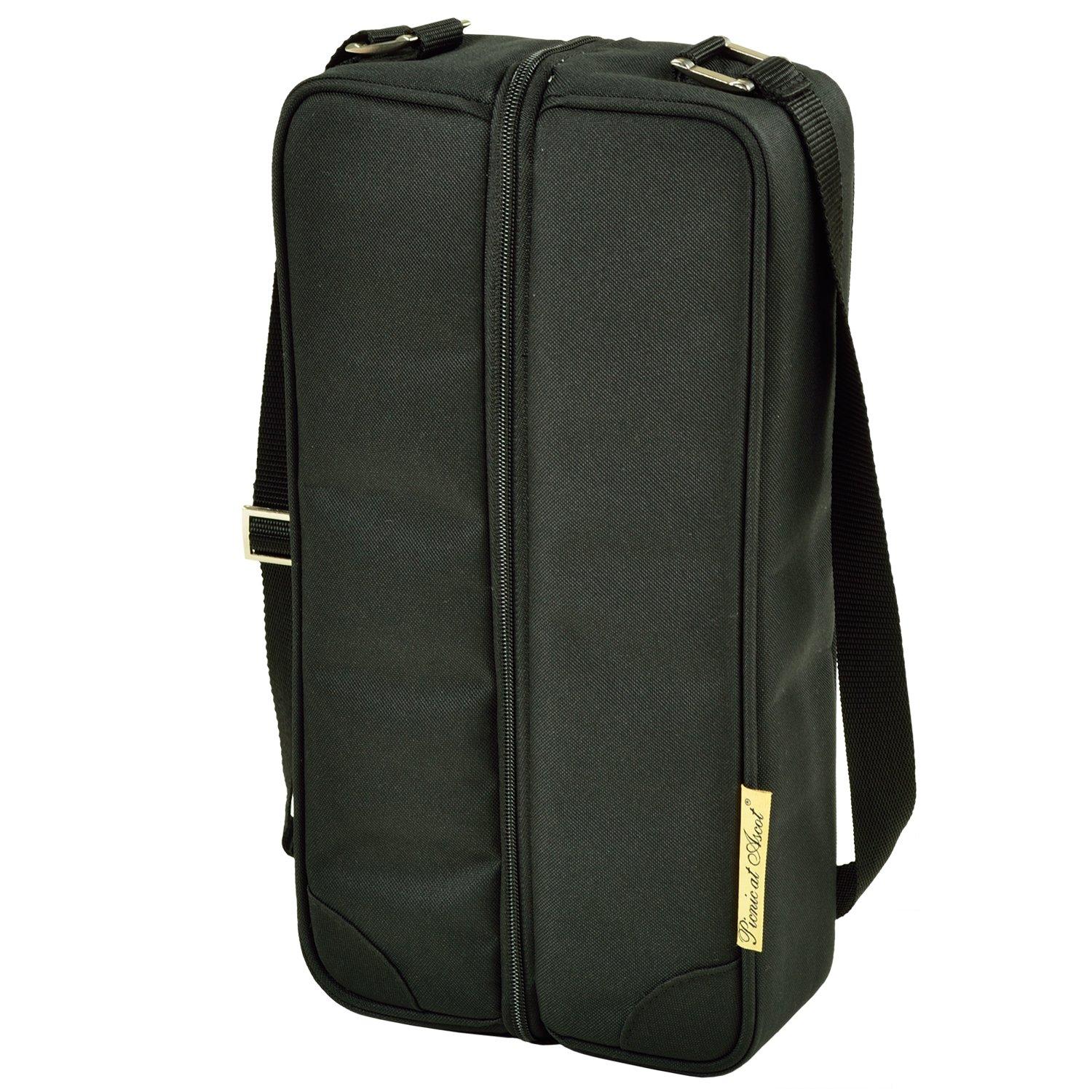 Picnic at Ascot Picnic at Ascot - Deluxe Insulated Wine Tote with 2 Wine Glasses, Napkins and Corkscrew