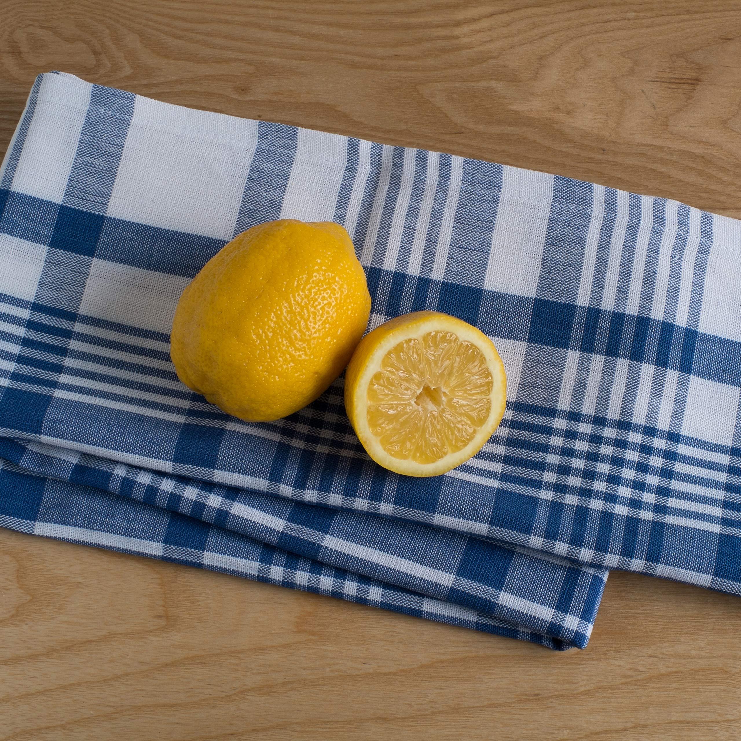 Now Designs Now Designs Jumbo Pure Kitchen Towel Set of 3, Royal Blue