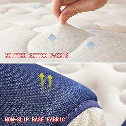 Generic Futon Mattress for Kids Room Tatami Japanese Floor Mat Queen Roll Up Camping Mattress Foldable Tatami Mat Sleeping Pad Single Double Mattress Topper for Student,Grey1,150x190cm