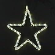 Novelty Lights Novelty Lights LED Warm White Star Rope Light Motif Sculpture, 12\" Small Star