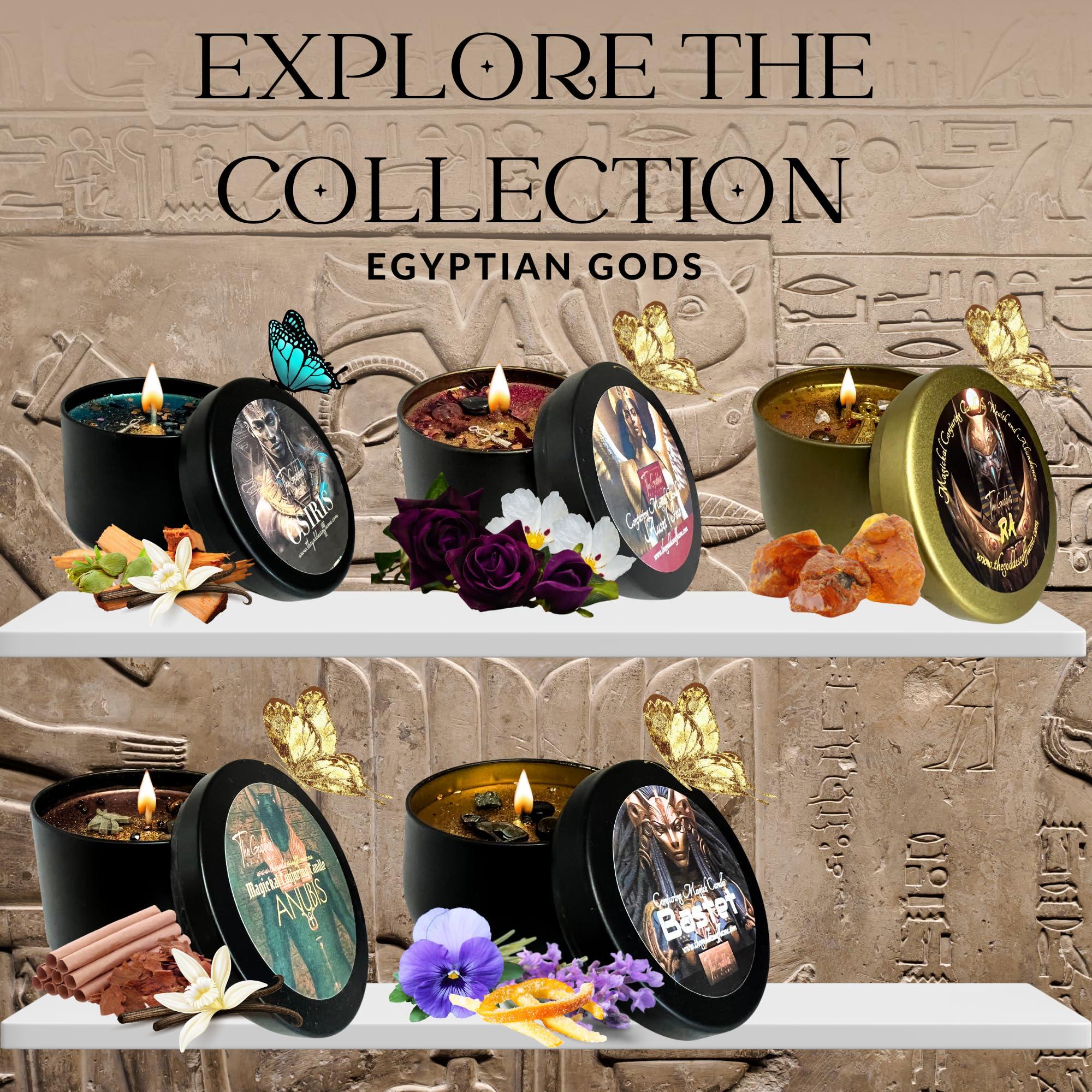 The Goddess of Flame Anubis Spiritual Candle (16 oz)