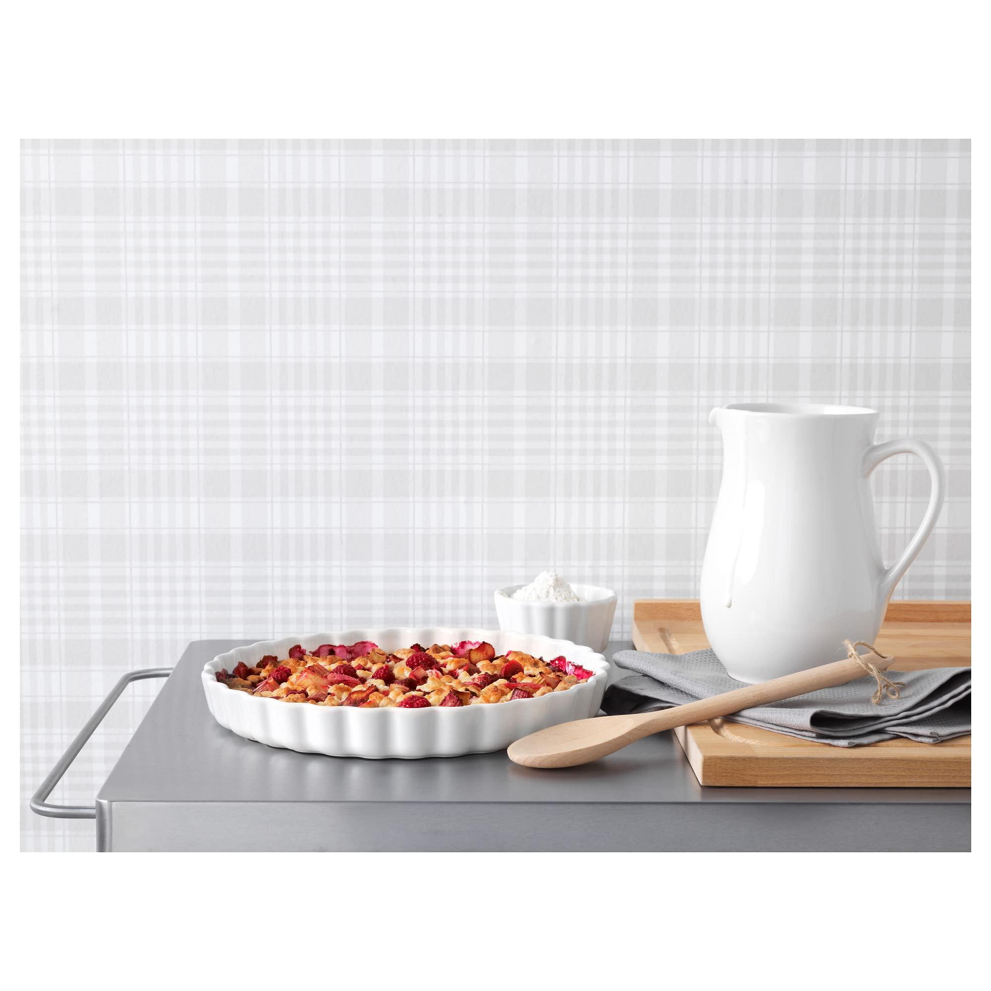 IKEA Ikea VARDAGEN Pie Dish, 32 cm, Off-White