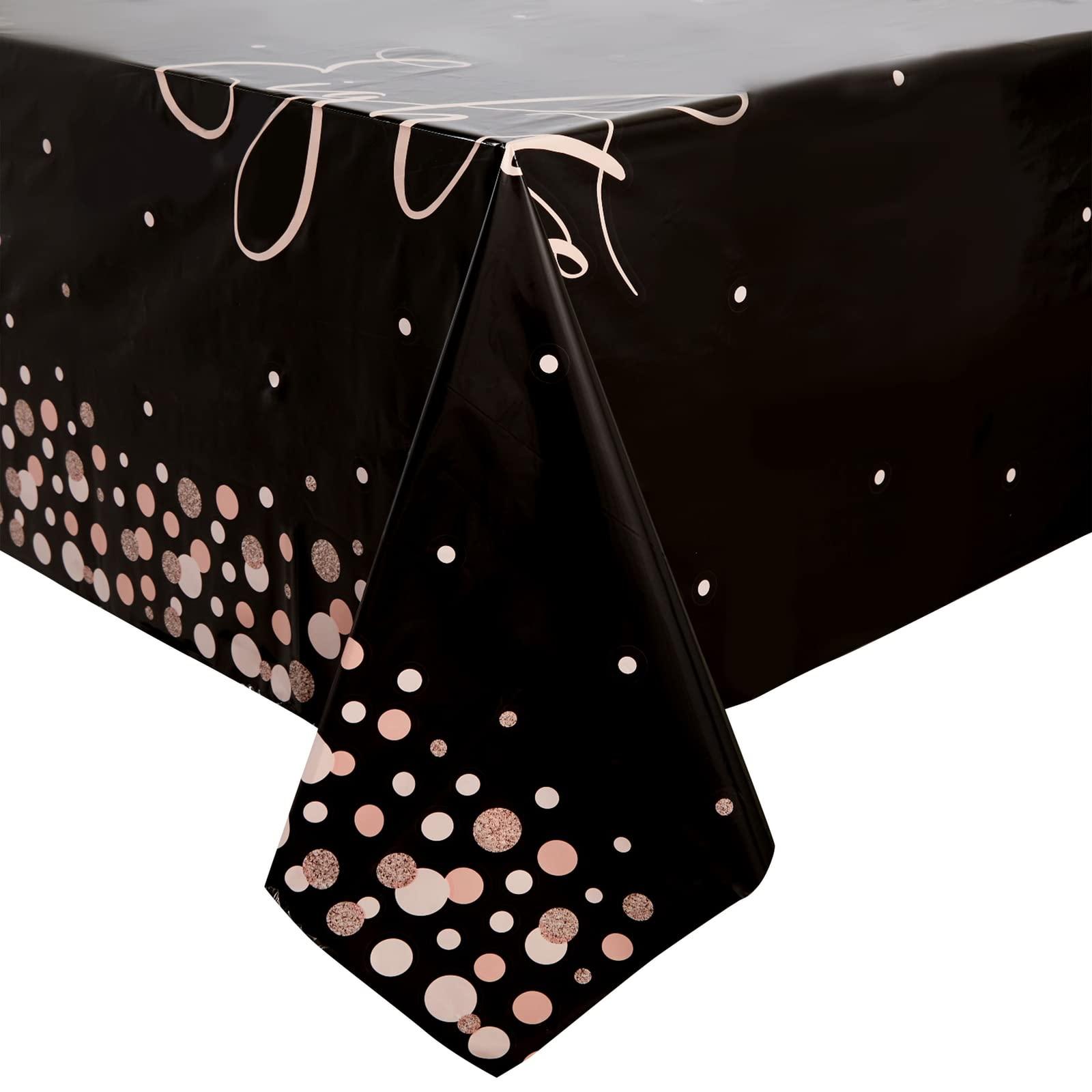 Sparkle and Bash 170 Piece 18th Birthday Party Supplies and Decorations Set for Girls, Includes Plates, Napkins, Tablecloth, Banner, Cups, and Cutlery (24 Guests)