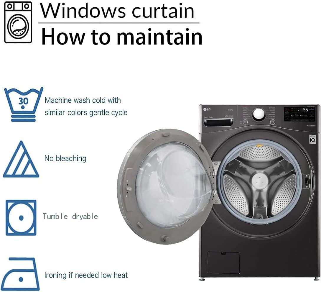 KUMENE Circular Pattern Curtains, Medieval Geometry Stripe Blackout Curtain, Sound Proof Curtains Energy Saving and Noise Reduction, Room Darkening Privacy Enhancing for Bedroom, Living Room-104" H x 63" W