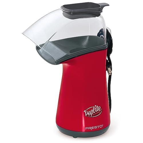 Presto Presto Poplite Hot Air Popcorn Popper, 18 Cups, Red