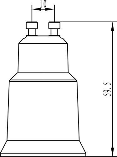 E-Simpo E-Simpo® 6-Pack Gu10 to E26/E27 Adapter, Gu10-E26/E27 Lamp Base Converter, Pin Base (GU10) to Standard Screw in Base(E26/E27) Socket Adapter Converter, Heat Resistant Material, Anti-Corrosion