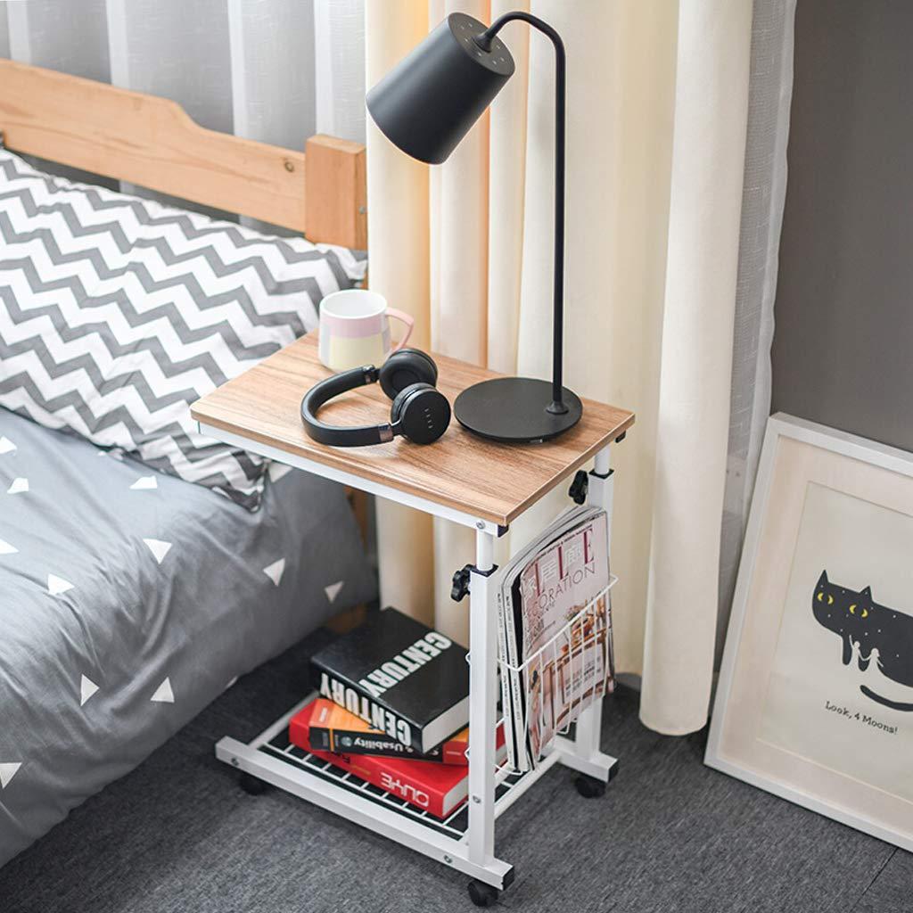 Home Office Desks Home Office Desks Adjustable Overbed Table,Bedside Laptop Desk with Wheels, Movable Worktable,Portable Computer Stand Cart,Sofa Tray Side Table, C-Type Coffee Table,Multifunctional Storage