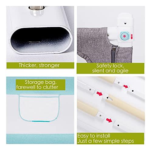 U/D U/D Bed Rails for Toddlers/Kids - Extra Long and Tall Bed Rail for Twin, Full, Queen, King Size Mattress (71in(180cm))-1side