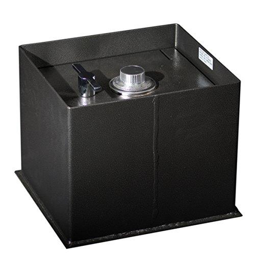 Protex Safe Co. Protex IF-1500C Floor Safe, under ground safe, LaGard group II combination lock, Sturdy steel cover,Drill resistant carburized hard plate, Powder coat finish