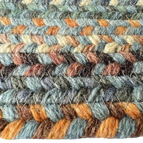 Capel Capel American Heritage Legacy Blue 2'0"X8'0" Oval Braided Rug