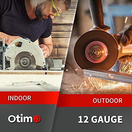 Otimo Otimo 100 Ft 12/3 SJTW Red, Heavy Duty Outdoor Extension Cord - 3 Prong Ground Plug, 15A 1875W, Water & Weather Resistant, Flame Retardant