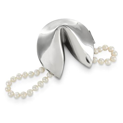 Natico Natico Originals Non-Tarnishing Silver Fortune Cookie Paperweight, Desktop Gift, Resturant Decor (60-2700)