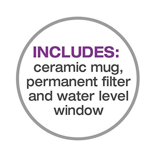 Salton Salton 1 Cup Mini Compact Drip Coffee Maker, 10 Oz, Black