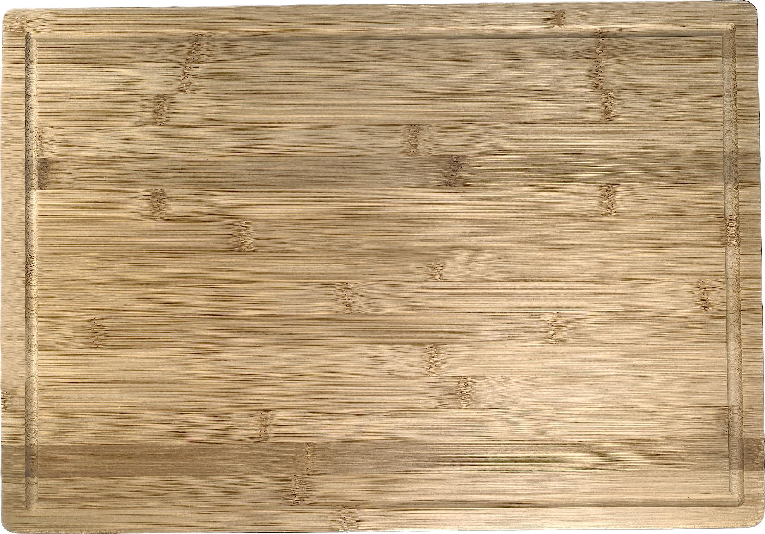 Simply Bamboo Extra Large Organic Bamboo Cutting & Charcuterie Board with Juice Groove & Reversible