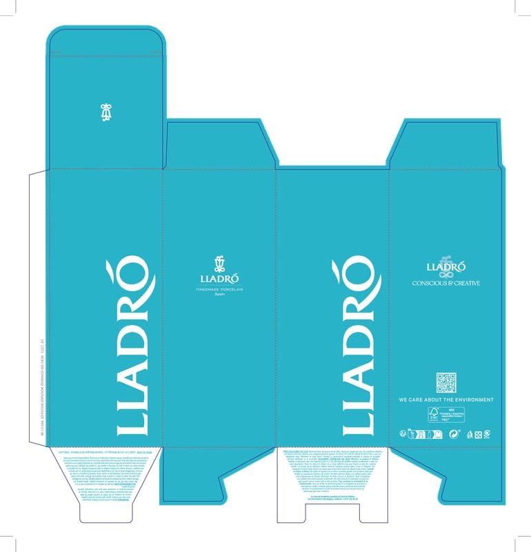 LLADR LLADR Giselle Arabesque Ballet Figurine. Porcelain Ballerina Figure.