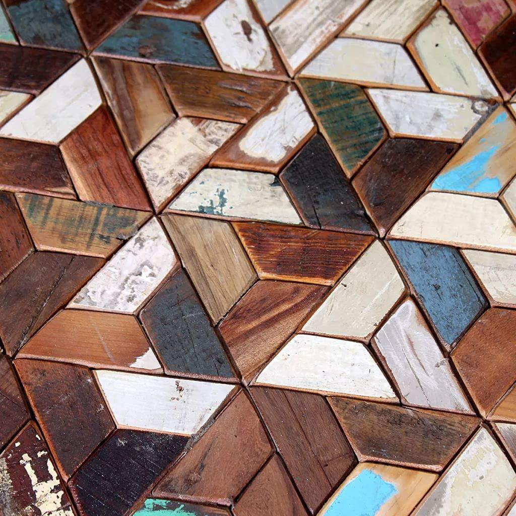 Makastle 3 Piece Coffee Table Set with Metal Legs for Living Room and Office, Side Tables for Conversation Leisure Occasions, 27.6\" x 15.7\"