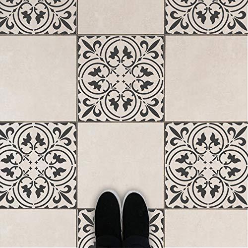 Designer Stencils Scroll Tile Wall Stencil | Reusable Plastic Stencil for Painting Tiles & Walls | Durable Drawing Patterns for Decoration | 3798 by Designer Stencils