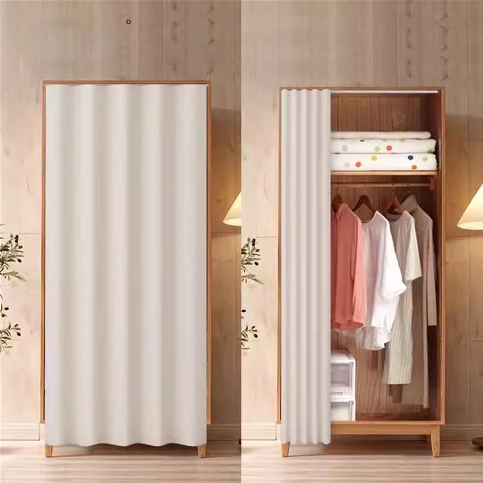 Heavyoff Heavyoff Cabinet Curtains for Under Kitchen Sink, Half Window Tier Curtains Small Blackout Curtains for Bathroom Bedroom, Without Rods Blue Grey, 51W x 79L