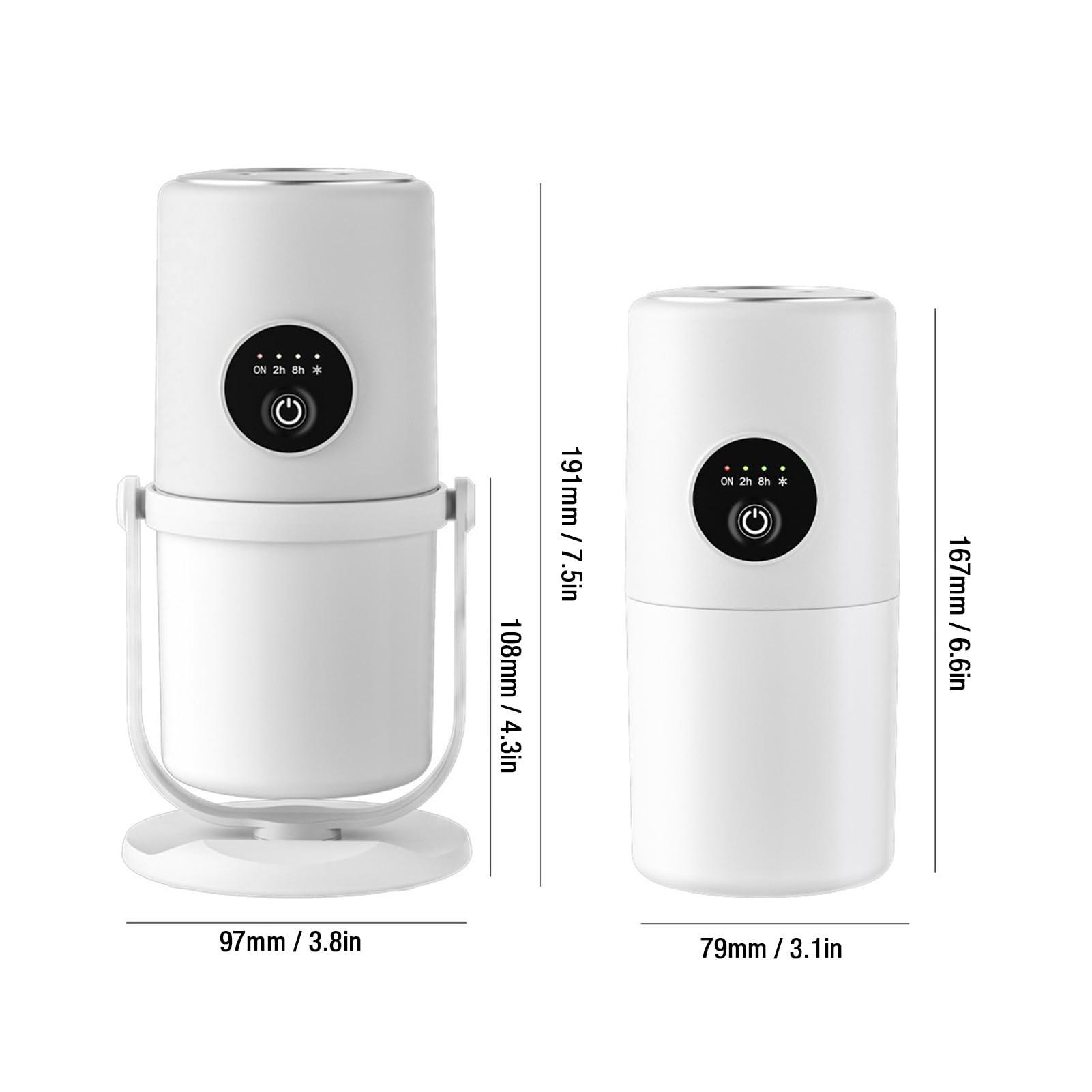 WGFOIP USB Desktop Humidifier, Rechargeable Quiet Two Mist Mode 300ML Cool Mist Humidifier for Bedroom Travel Office Home, Ideal for Relaxation and Well Being (White)