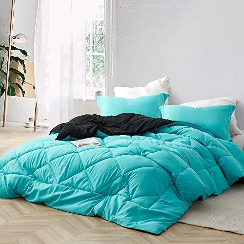 DormCo DormCo Aqua/Black Reversible Comforter - Twin XL Twin Extra Long