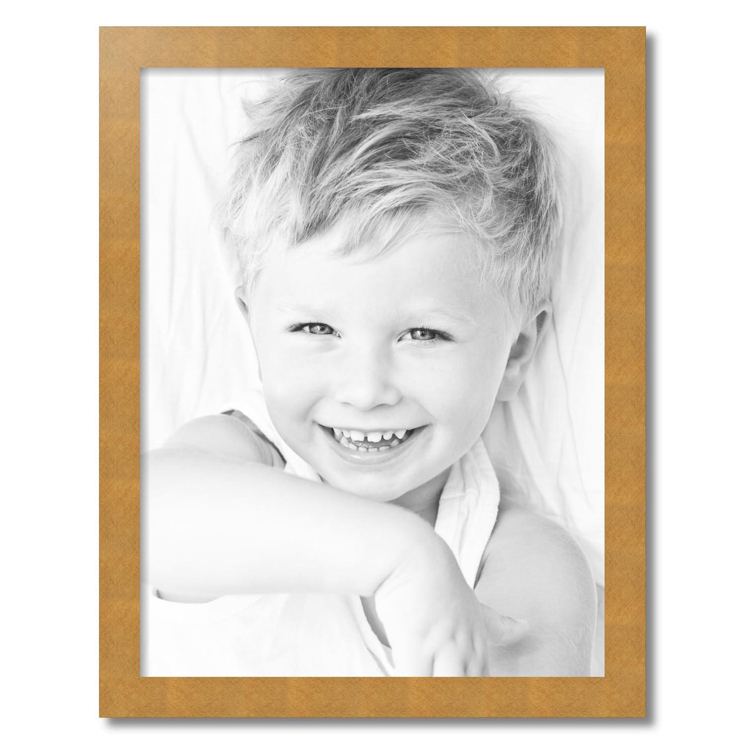 ArtToFrames ArtToFrames 23x30 inch Metallic Gold Picture Frame, 2WOM0066-20277-YGLD-23x30