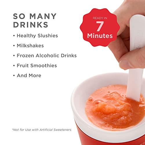 ZOKU ZOKU Original Slush and Shake Maker, Slushy Cup for Quick Frozen Homemade Single-Serving Slushies, Fruit Smoothies, and Milkshakes in Minutes, BPA-free, Red