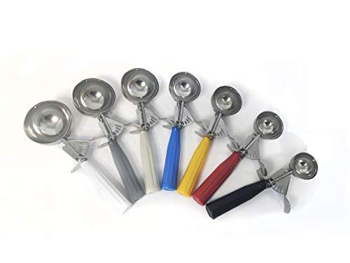 Update International Update International DP-30 1.25 Oz. Stainless Steel Black Disher