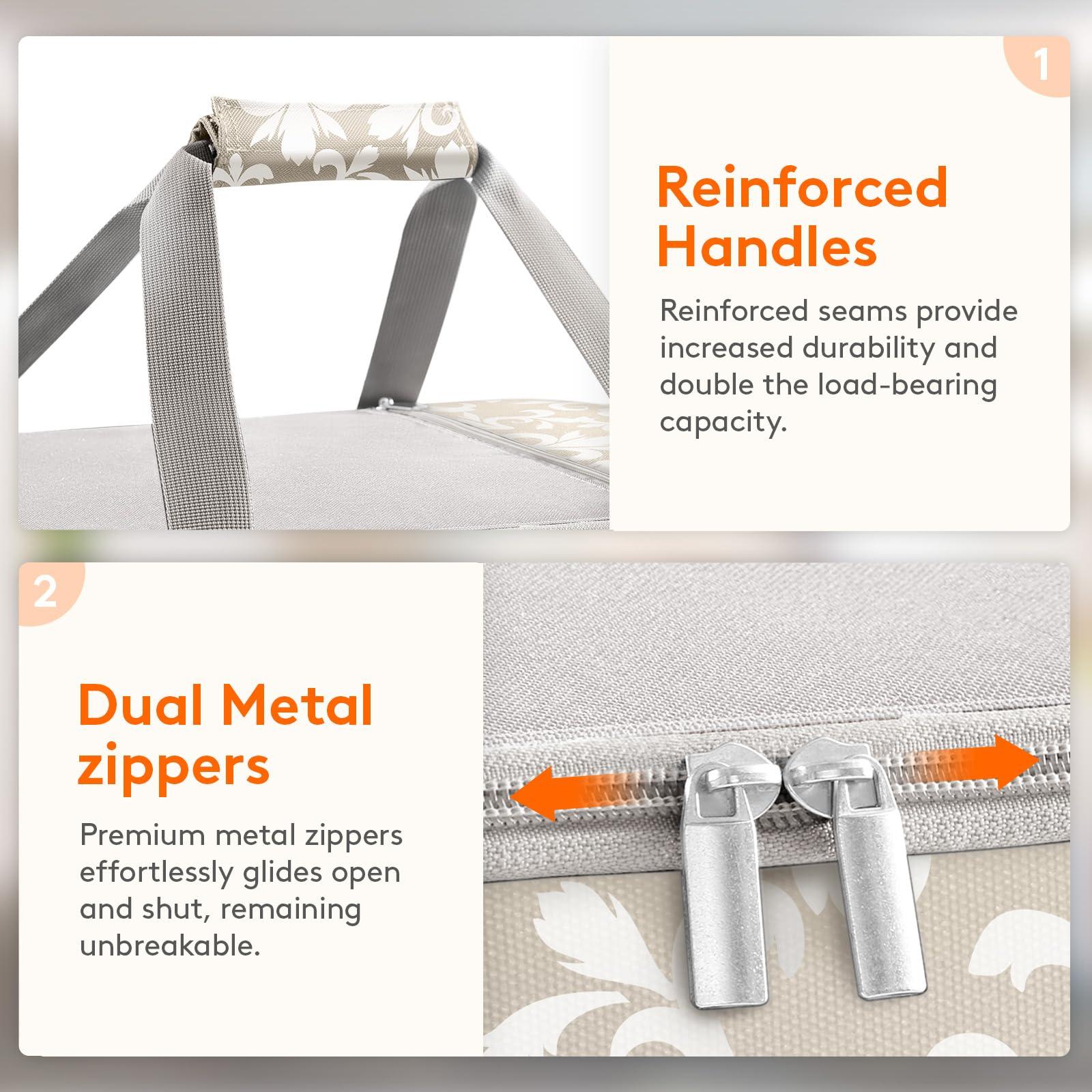 Lifewit Lifewit Casserole Carrier for Hot or Cold Food, Insulated Casserole Baking Dish Bag Food Carrier, Lasagna Holder for Potluck/Parties/Picnic/Cookouts, Fits 9\"x13\" Baking Dish, Grey