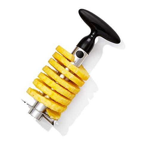 OXO OXO Good Grips Stainless Steel Pineapple Corer & Slicer,Silver/Black