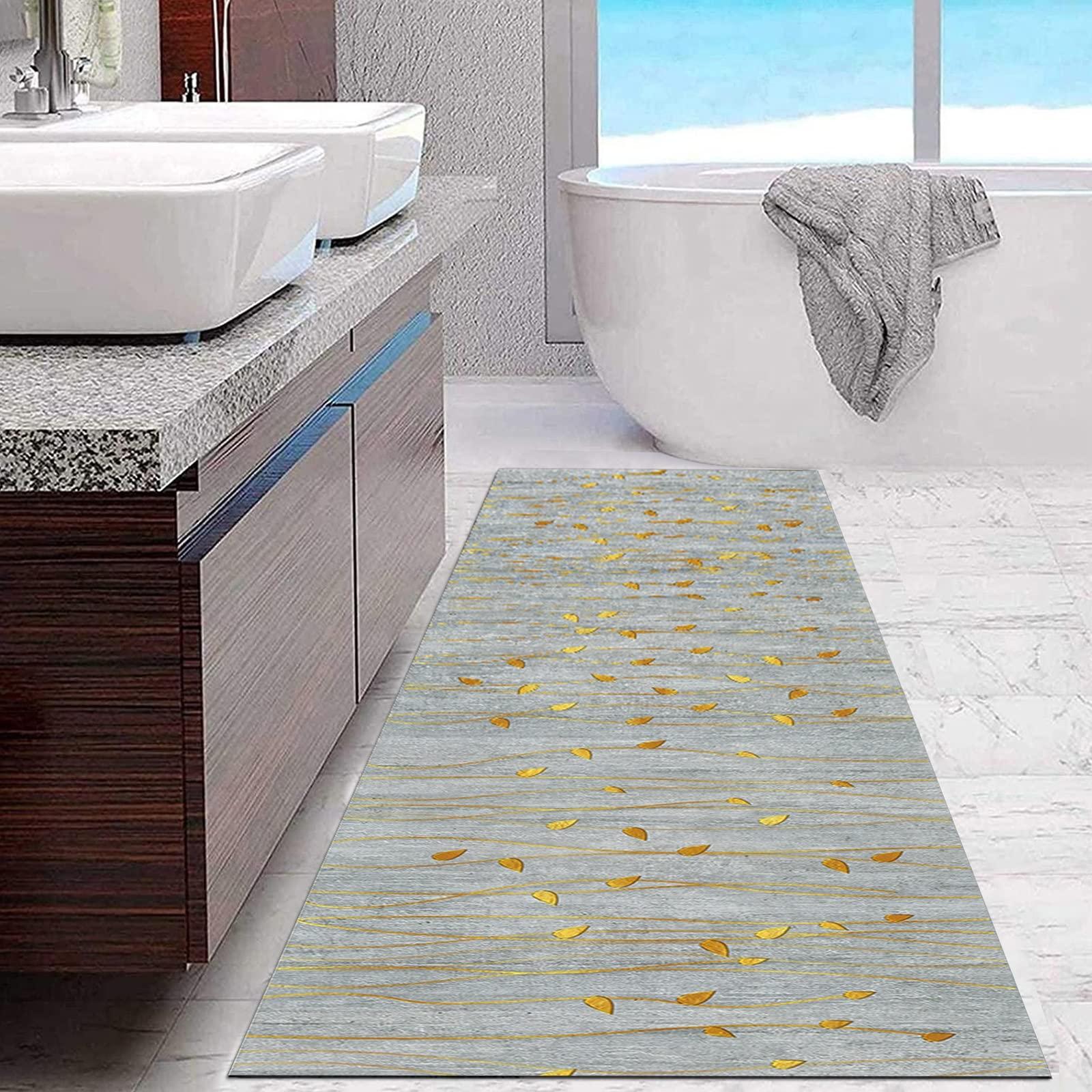Hamankim Carpet Runner with Anti-Slip Backing, Hallway Runner Rug Washable Kitchen Hall Stairs Runners Rugs 1m 150cm 2m 2.5m 300cm 3.5m 4m 4.5m 5m 6m Floor Mat ( Size : 2 ft 14.8 ft )