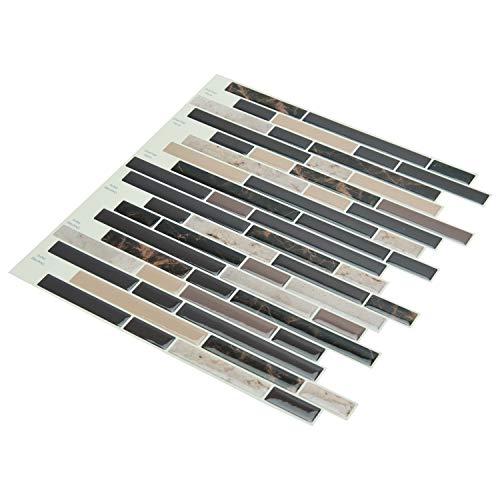 Art3d Art3d Self Adhesive Wall Tile (11.8 x 11.8inches,10 Tiles) Peel and Stick Backsplash for Kitchen, Bathroom