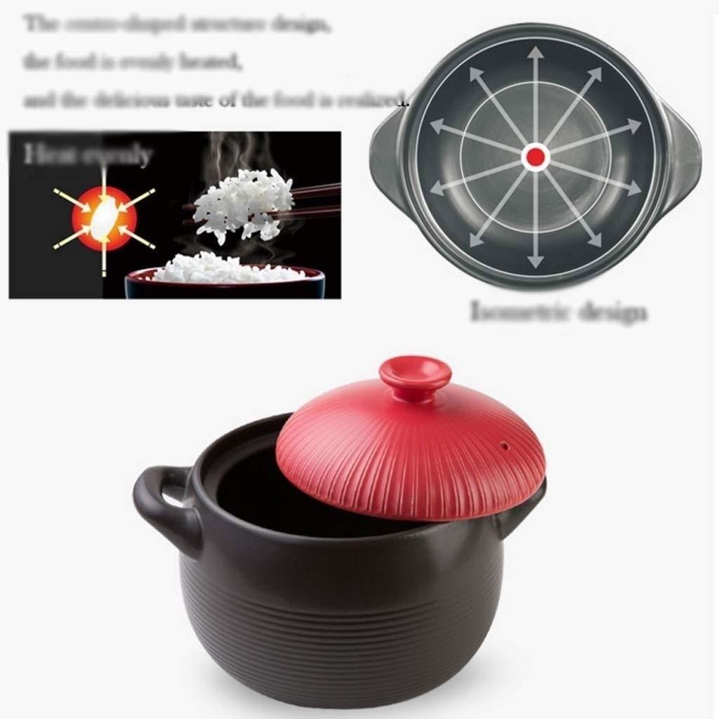 GFFFFFFJJJJJJJJJJJ Ceramics Casserole Casserole Bowl with Lid Country Style Soup Stew Glazed Clay Pot Crocks High Heat Resistant Soup Large Capacity Soup Pot