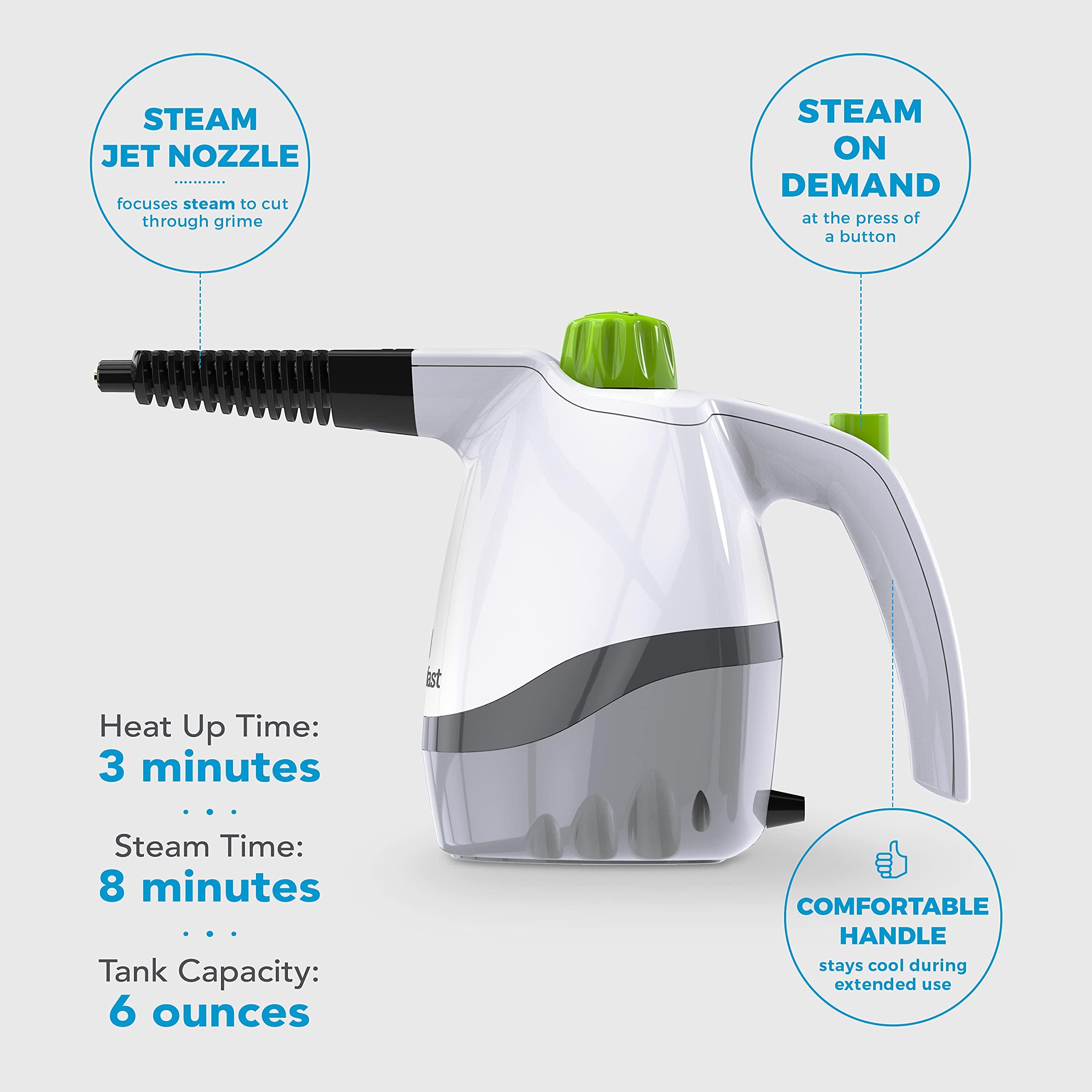 Steamfast Steamfast SF-210 Handheld Steam Cleaner with 6 Accessories included to remove dirt, grime, grease and more