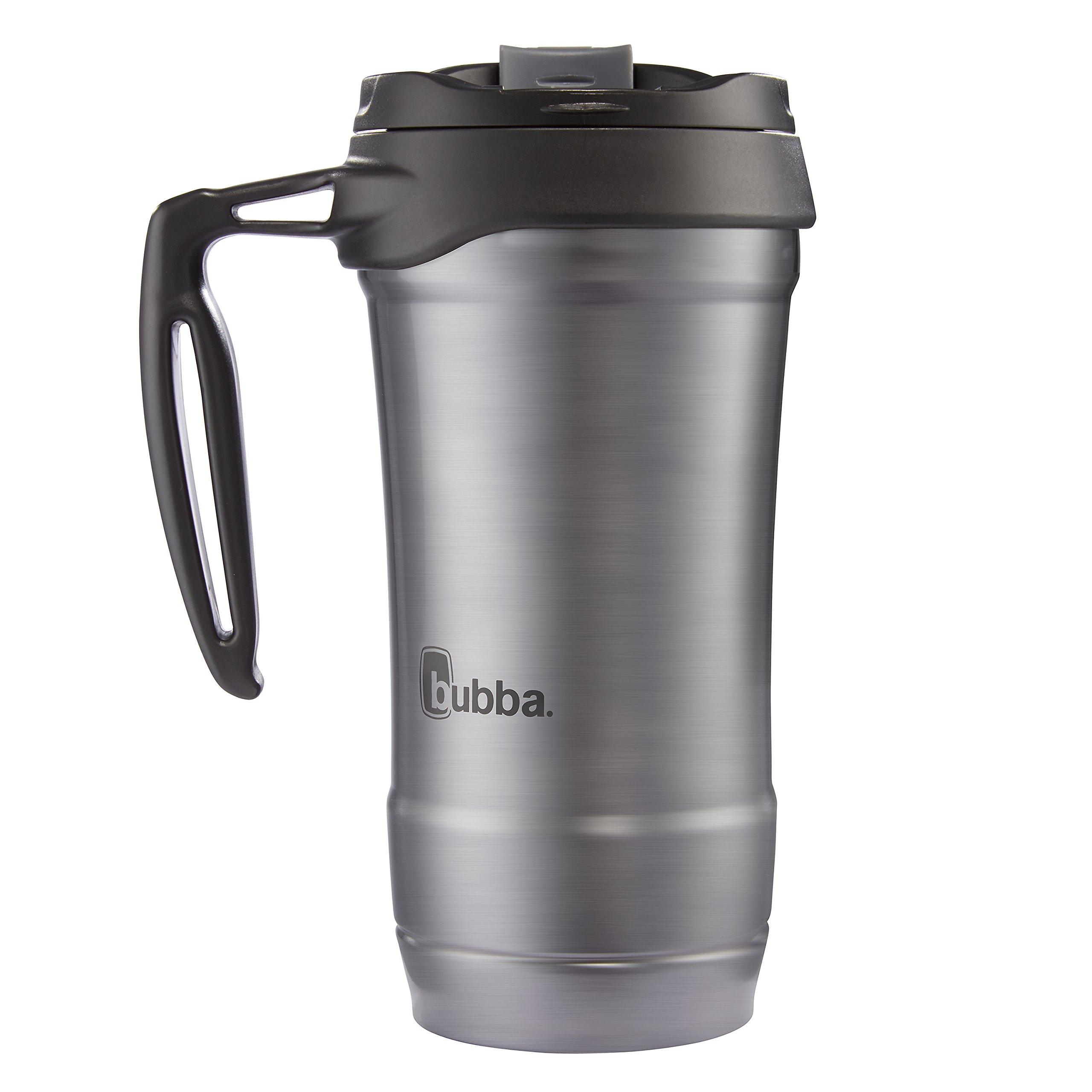 BUBBA BRANDS Bubba Hero Stainless Steel Travel Mug with Handle, 18 oz., Black