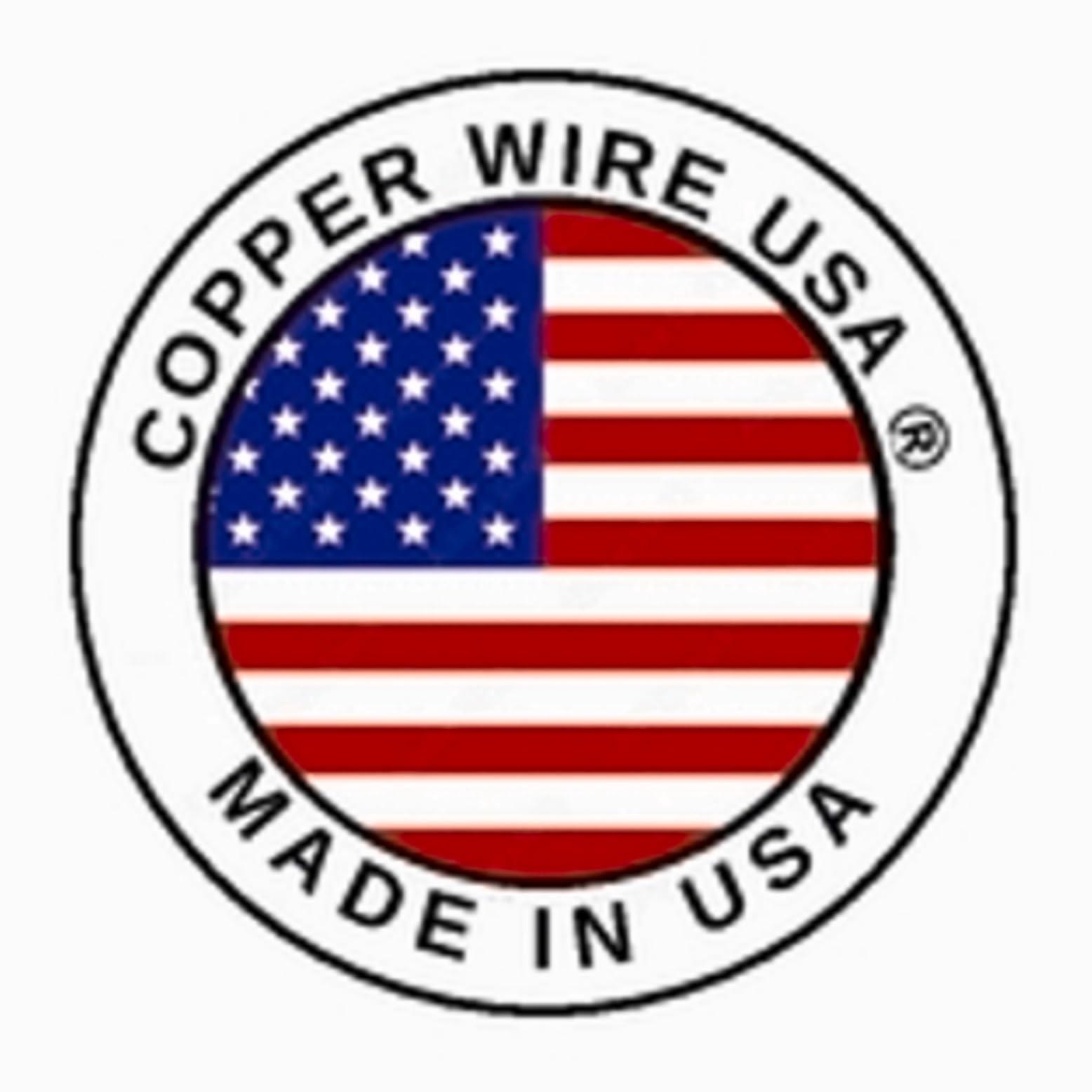 Copper wire USA 12 Ga Solid Bare Copper Round Wire 50 Ft. Coil (Dead Soft) 99.9% Pure