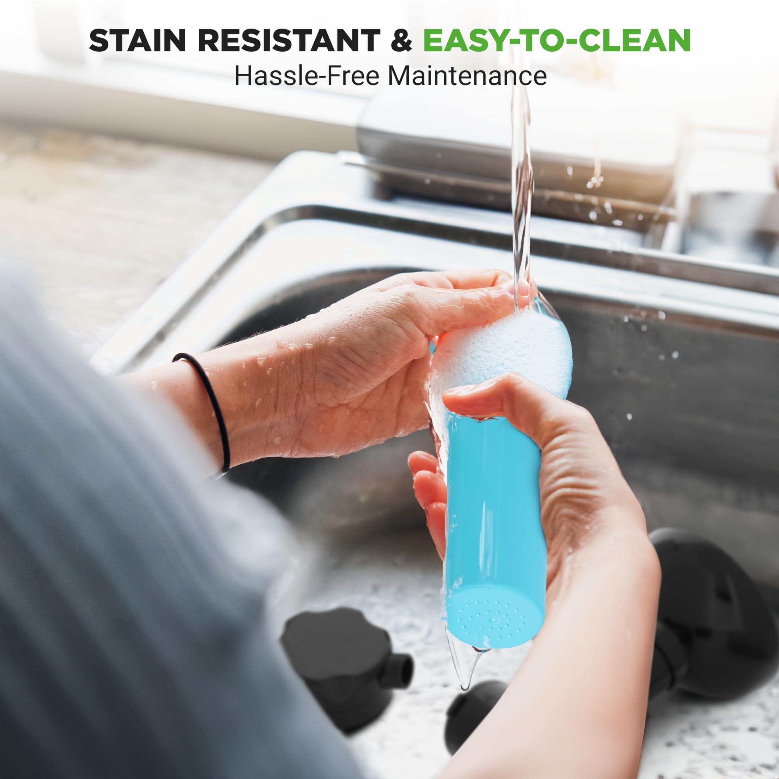 NutriChef NutriChef Electric Frozen Fruit Dessert Maker - Fruit Sorbet Machine - Make Ice Cream, Dessert, Gelato, Smoothies, Slushies & Frozen Yogurt - Includes Food Plunger & Recipe Book - Blue