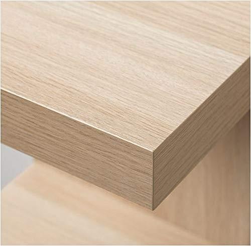 lack Lack IKEA Wall Shelf Unit,White Stained Oak Effect: Looks Like Wood [12" x 75"]