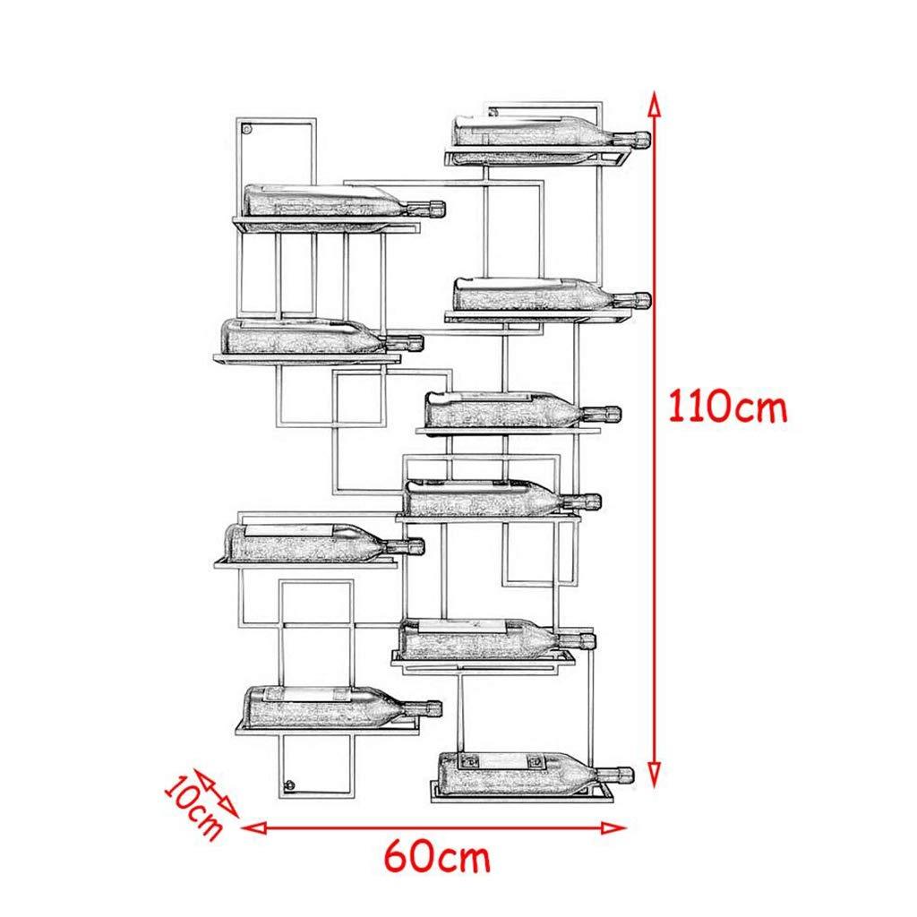LHNLY-Wine Racks Wine Accessories Wine Racks | Wall Mounted Metal Home Wine Rack | Wine Bottle | Storage Rack | Home and Kitchen Decor