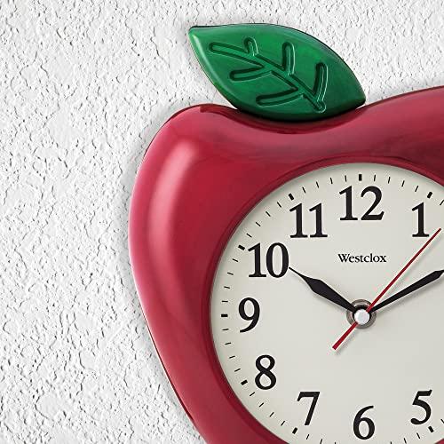 Westclox Westclox 10" 3-Dimensional Apple Wall Clock- Model #38038A