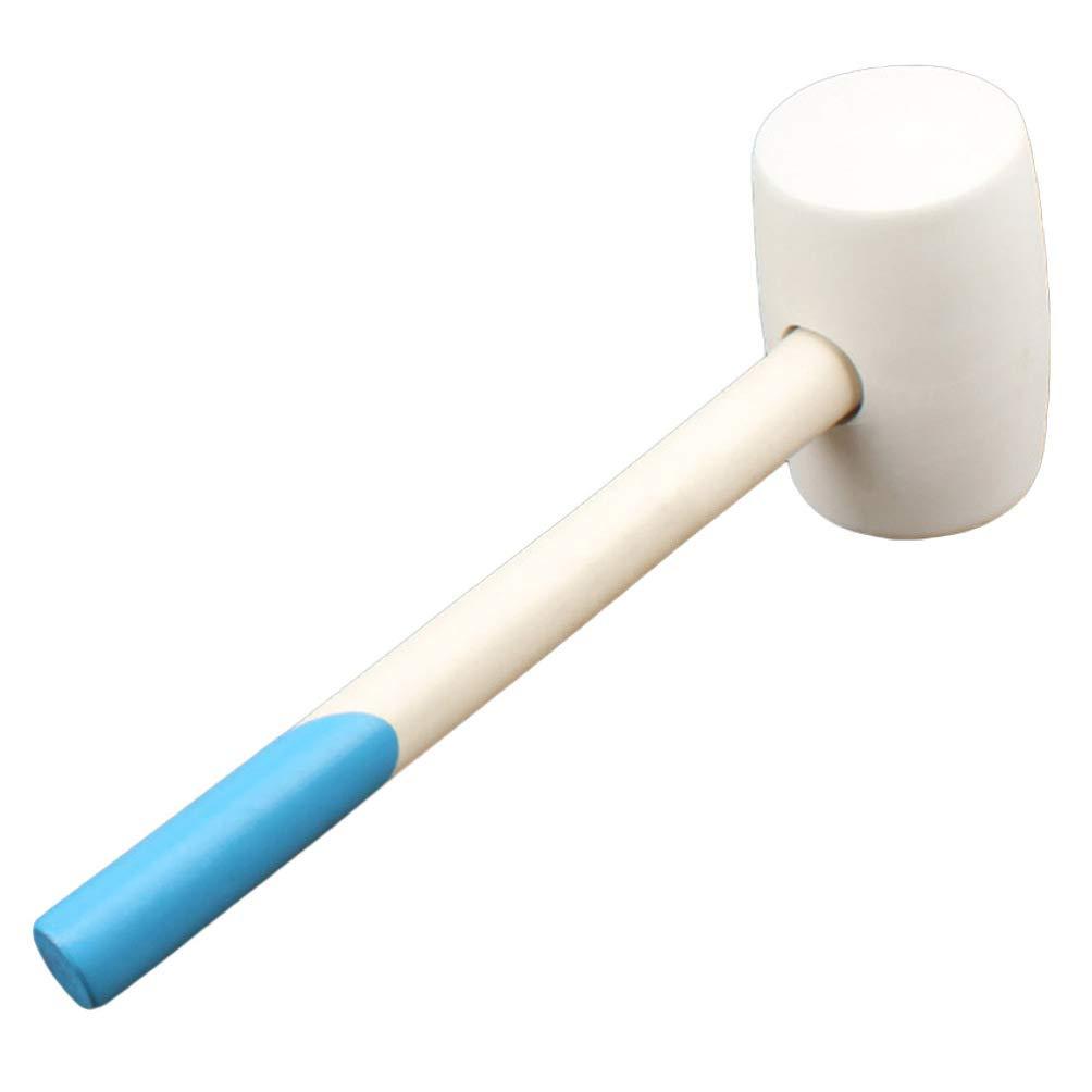 iplusmile Wooden Handle Rubber Hammer Rubber Mallet Kids Hammer Toys Small Hammer for Child Kids Playing