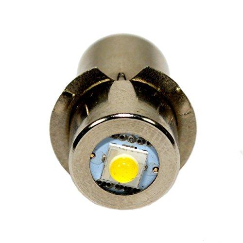 HQRP HQRP 2-Pack LED Upgrade Bulb Compatible with Makita: 192546-1 A-90261 A-90233; ML902 ML702 ML120 ML180 Flashlight, 180LM 6-24V