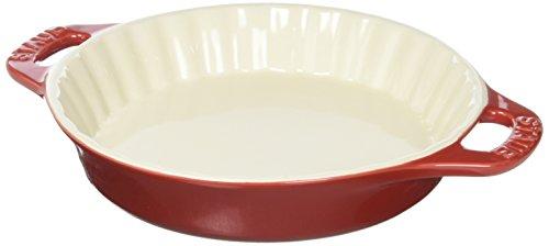 STAUB STAUB Ceramics Bakeware-Pie-Pans Dish, 9-inch, Cherry