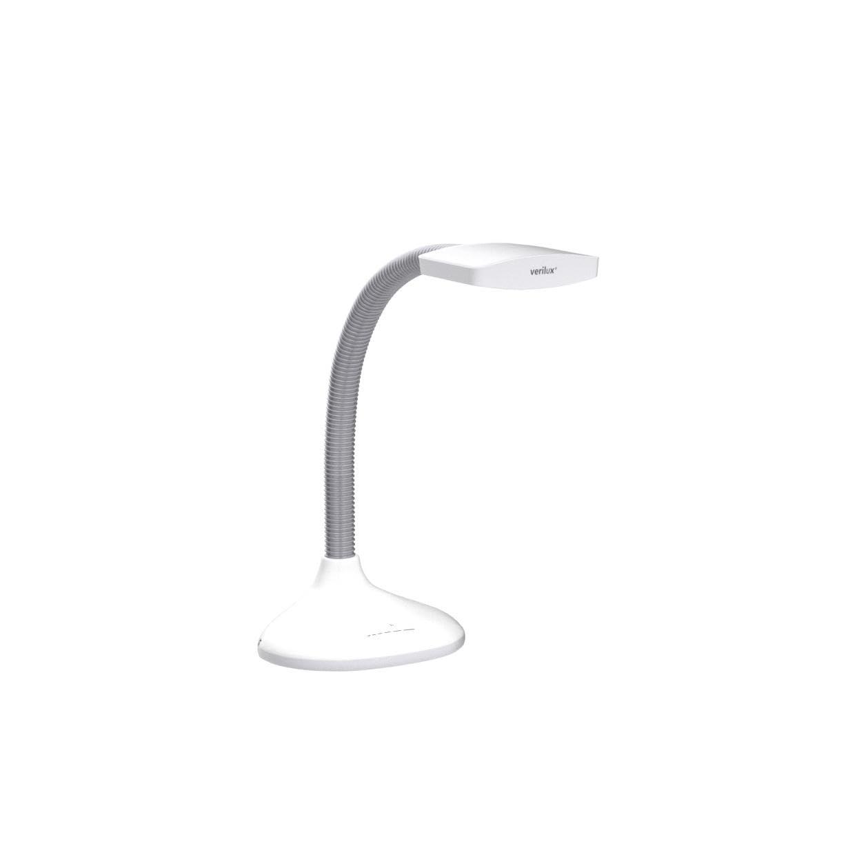 Verilux Verilux SmartLight Full Spectrum LED Desk Lamp with Adjustable Brightness, Flexible Gooseneck and Integrated USB Charging Port - Reduces Eye Strain and Fatigue - Ideal for Readers, Artists, Crafters