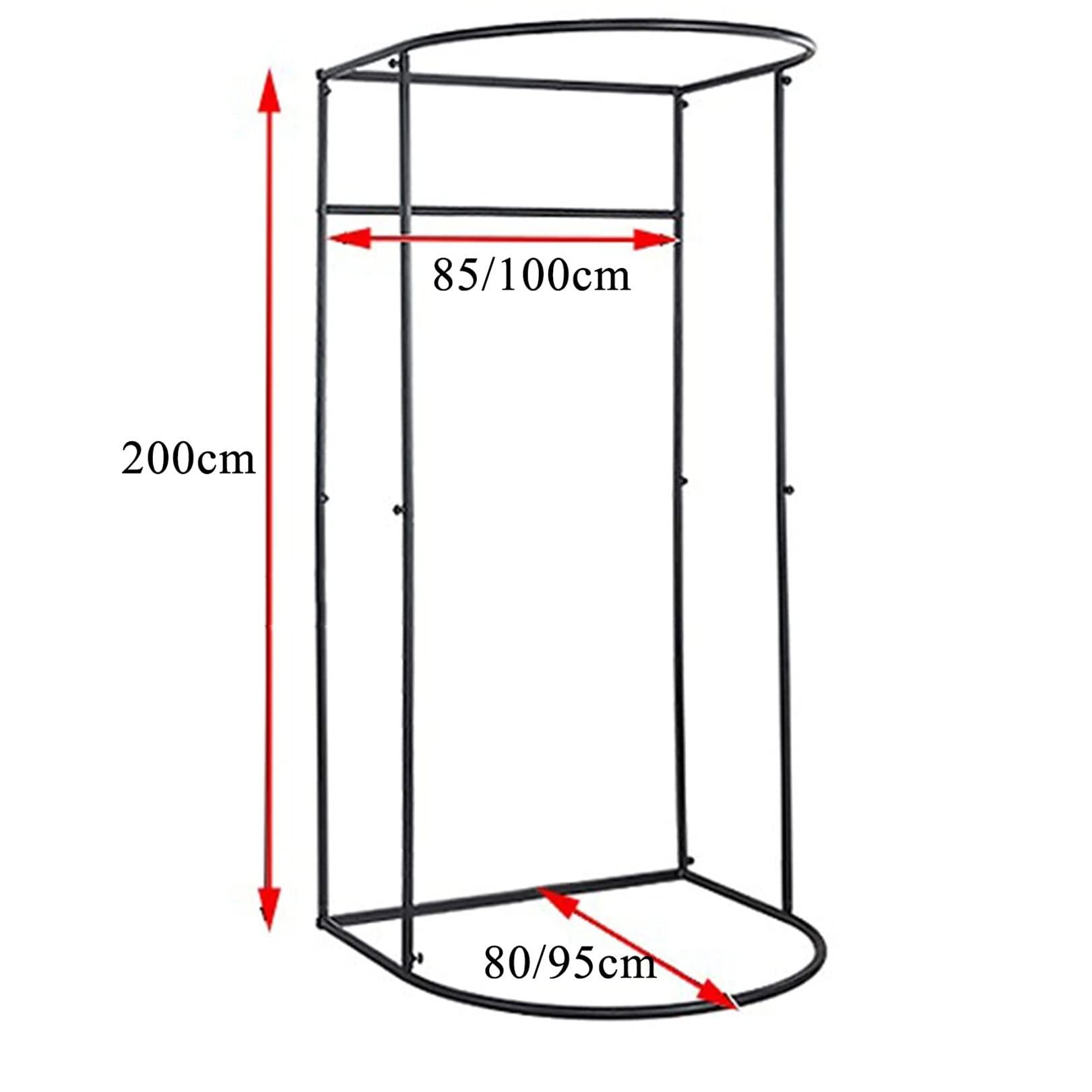 JMCAJIE JMCAJIE Clothing Store Fitting Room, Movable Portable Changing Room,Strong Load- Bearing Locker Room, Removable Stable Privacy Dressing Room for Indoor Outdoor House Office Shopping Mall