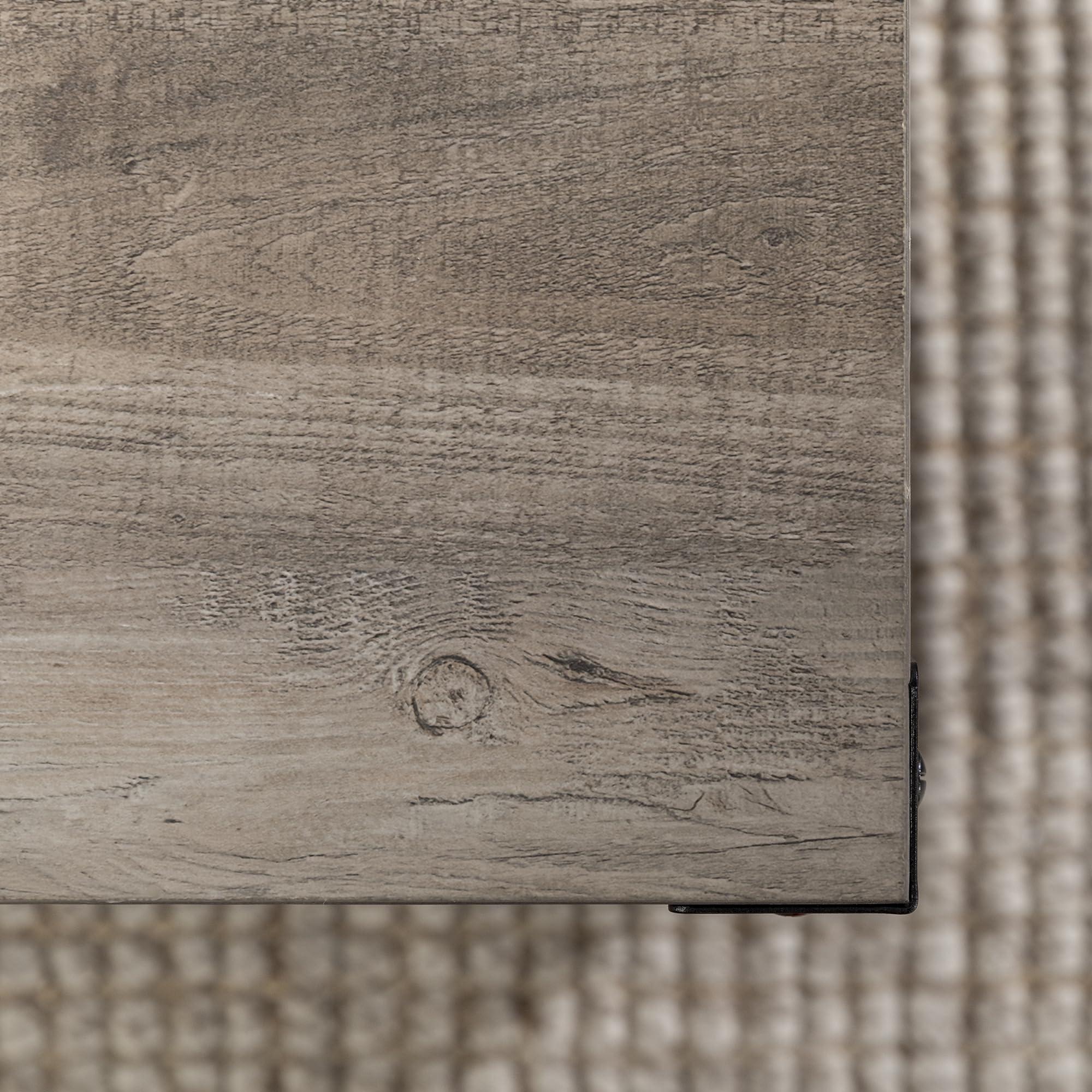 Walker Edison Walker Edison Sedalia Modern Farmhouse Metal X Coffee Table, 40 Inch, Grey Wash